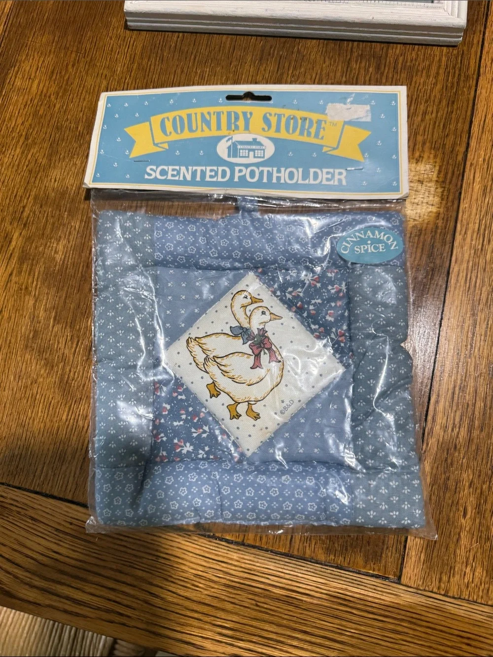 Country Store Scented Potholder - Blue Duck Design
